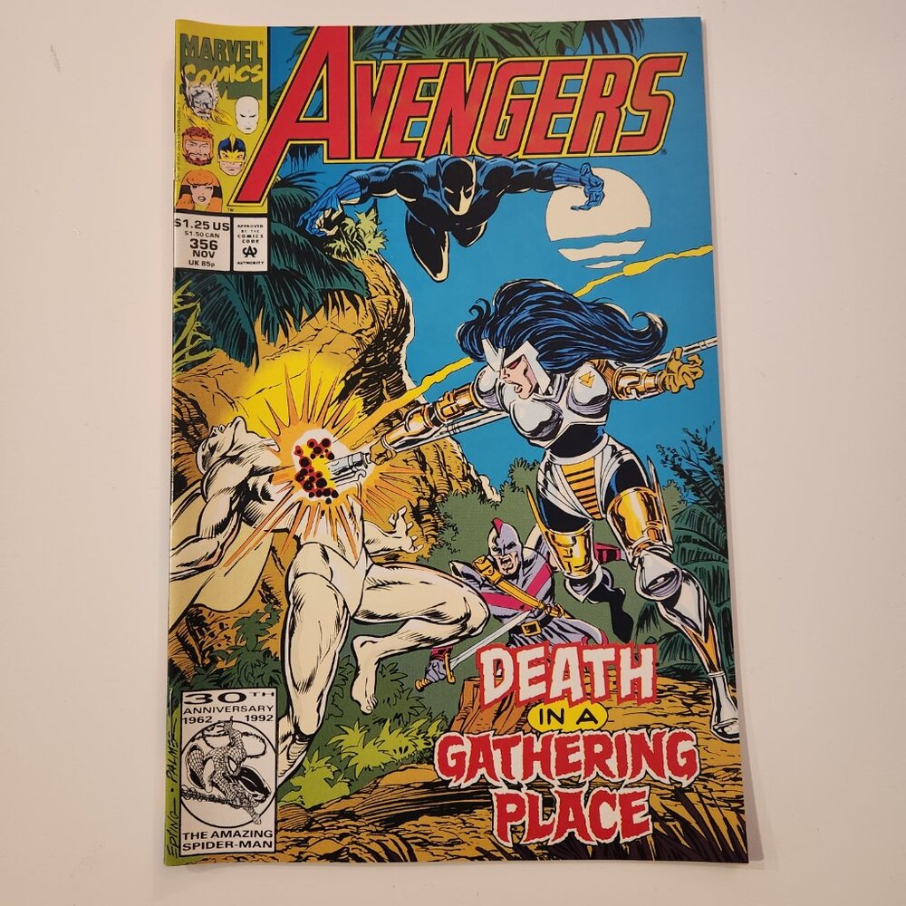 Lot of 5 Avengers Comic Books 352 353 354 355 356 Marvel Comics 1992 Run 90s - Picture 4 of 5